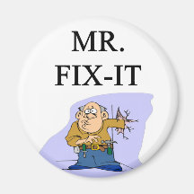 HANDYMAN FRIDGE MAGNET