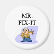 HANDYMAN FRIDGE MAGNETS