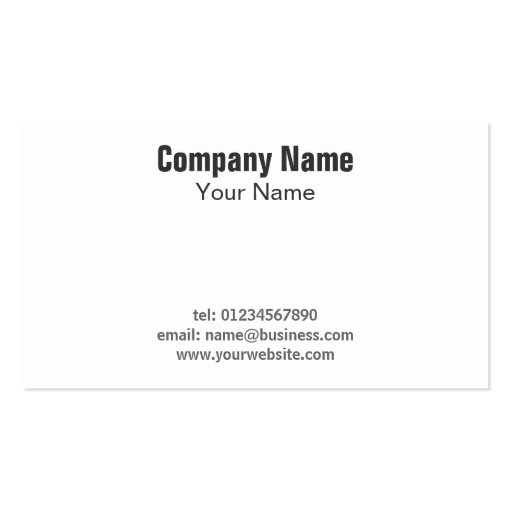 Handyman Repair Services Business Card (back side)