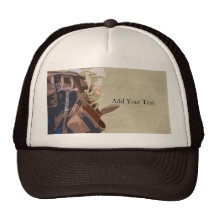 Handyman Tools Watercolor Mesh Hats