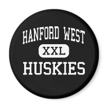 HANFORD WEST - HUSKIES - HIGH - Hanford California magnets by customteamsportswear HANFORD WEST - HUSKIES - HIGH - Hanford California magnets