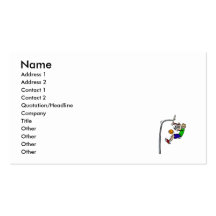 Hang from the rim slam dunk business cards