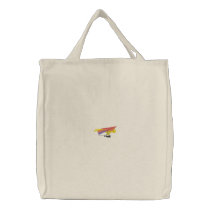 Hang Glider Silhouette embroidered bags