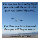 postcard - A poster for hang gliding enthusiasts