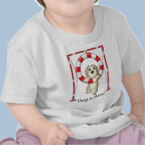 Hang in There Dog Agility Baby's t-shirts