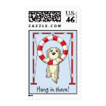Hang in There Dog Agility postage