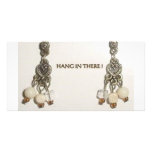 HANG IN THERE EARRINGS CUSTOM PHOTO CARD