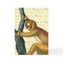 Hang in There! - Monkey Card