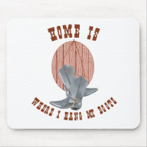 Hang my Boots Mousepads