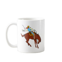 Hang On Cowboy Coffee Mugs