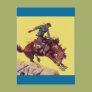 Hang On Cowboy Post Card Hang On Cowboy Post Card