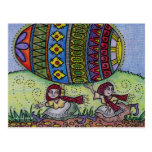 Hang on to Your Pysanka Ukrainian Folk Art Postcard