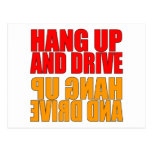 Hang Up and Drive Car Slogan Post Card