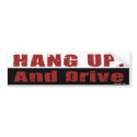 Hang Up Bumper Sticker bumper stickers by Method77 Hang Up Bumper Sticker bumper stickers