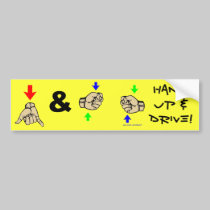 Hang Up & Drive Bumper Sticker bumper stickers
