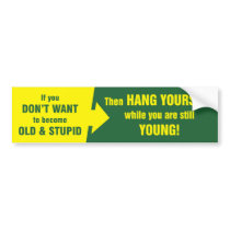 Hang Young bumper stickers