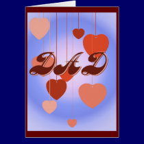 Hangin' Hearts DAD Card