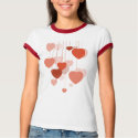 Hangin' Hearts shadowed T-Shirt by Lotacats Hangin' Hearts shadowed T-Shirt