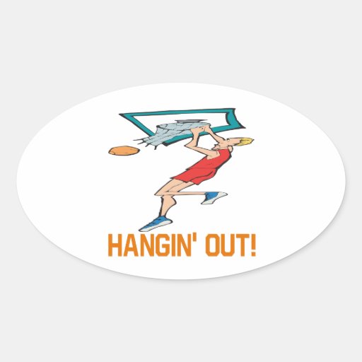Hangin Out Sticker