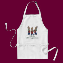 Hangin with my gnomies Apron by Jamene_Clothing Hangin with my gnomies Apron