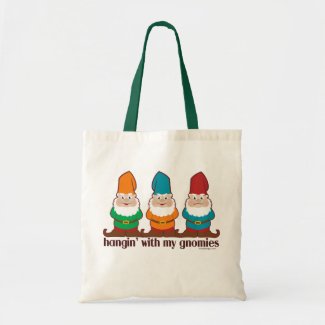 Hangin' With My Gnomies Canvas Bags