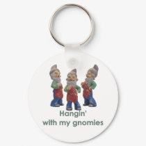 Hangin with my gnomies keychain by Jamene_Clothing Hangin with my gnomies keychain