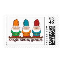 Hangin' With My Gnomies Postage Stamp