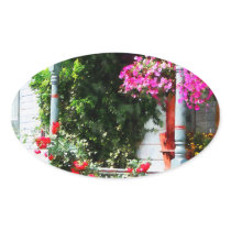 Hanging Baskets and Climbing Roses Sticker