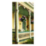 Hanging Baskets on Porch Customized Photo Card