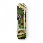 Hanging Baskets on Porch Custom Skateboard