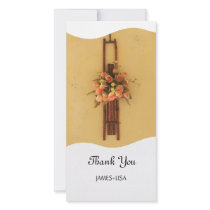 Hanging baskets custom photo card