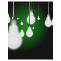 Hanging bulbs personalized letterhead