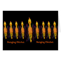 Hanging Chicken cards