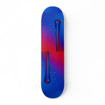 Hanging glass stick skateboard decks