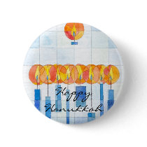 Hanging Hannukah Candles buttons