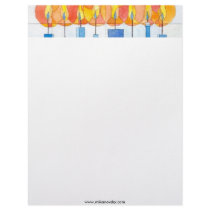 Hanging Hanukkah Candles letterhead