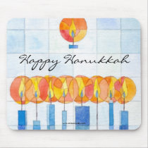 Hanging Hanukkah Candles mousepads