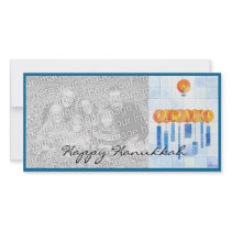 Hanging Hanukkah Candles photo cards by mikanovsky Hanging Hanukkah Candles photo cards