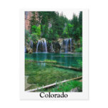 hanging lake, Colorado Post Card