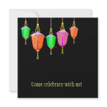 Hanging Lanterns - Any bkgd color Invites