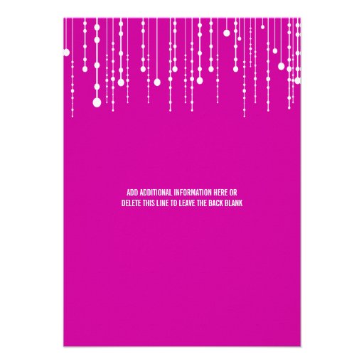 Hanging Lights Bachelorette Party Invitation