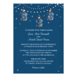 Hanging Mason Jars and Fireflies Invitation