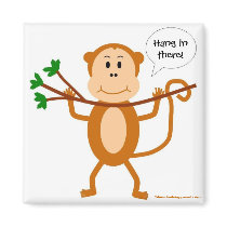 Hanging Monkey magnet