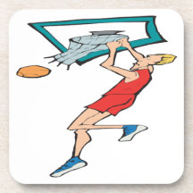 Hanging On The Rim Drink Coasters