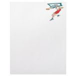Hanging On The Rim Personalized Letterhead