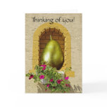 Hanging out greeting cards