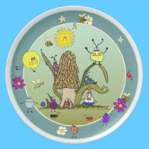 Hanging Out With Friends Dinner Plate