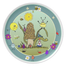 Hanging Out With Friends Dinner Plate