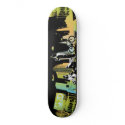 Hanging Out with the Gang (green vs) Skateboard