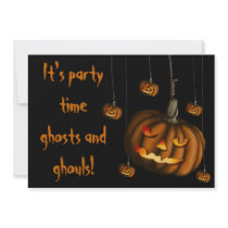 Hanging Pumpkin, invitation
